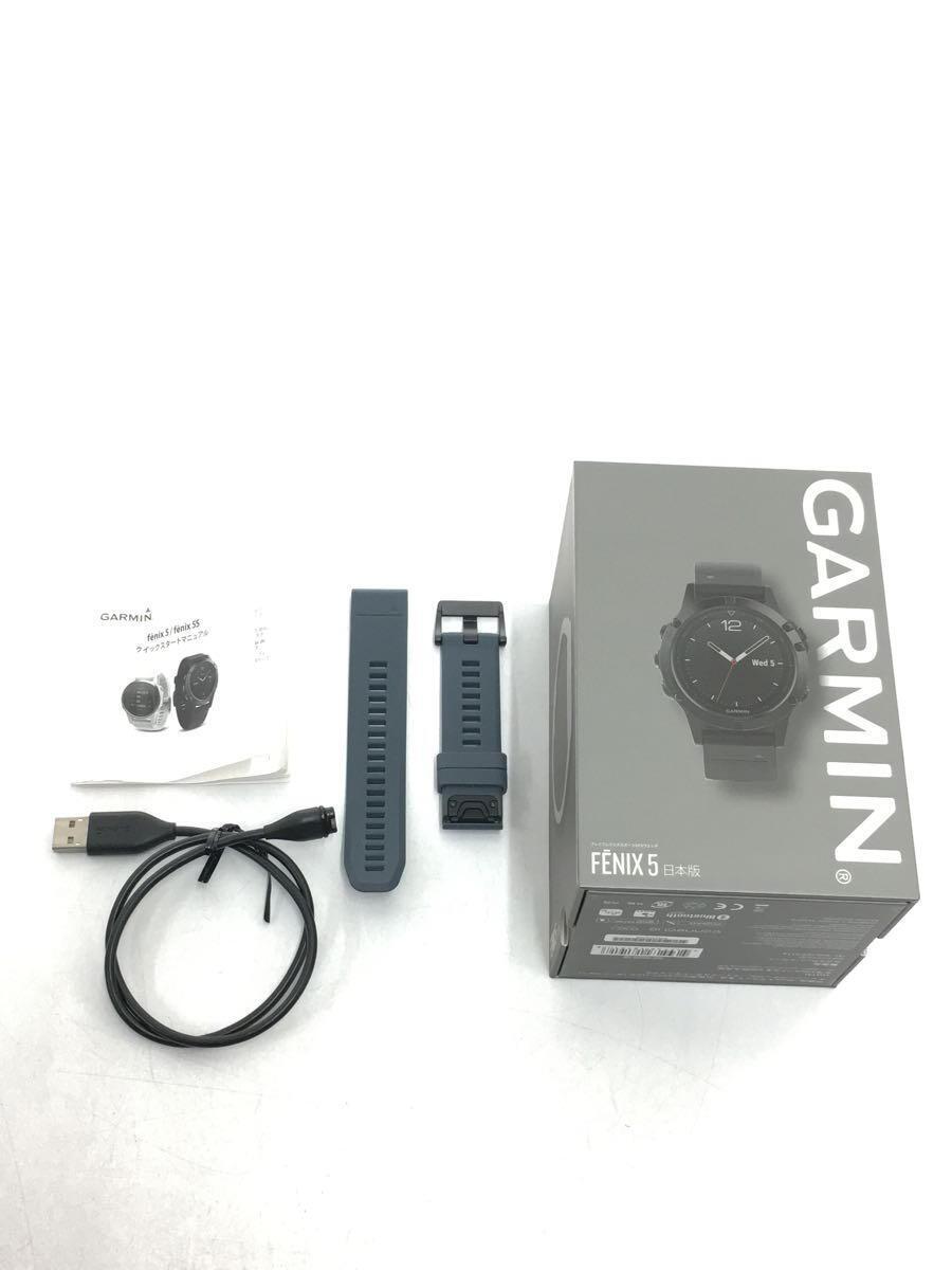 GARMIN◆腕時計/アナログ/-/BLK/BLK/FENIX5 GPS_画像8