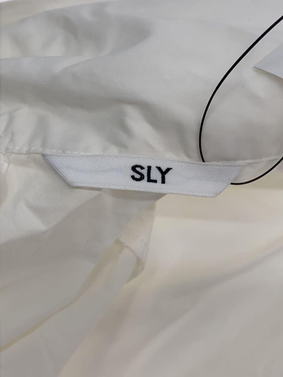 SLY◆長袖ブラウス/FREE/コットン/WHT/無地/030gsy30-2440_画像3