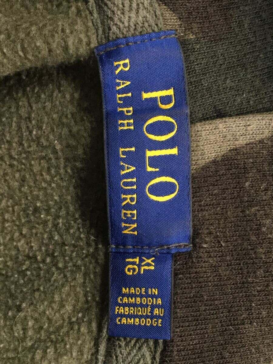 POLO RALPH LAUREN◆パーカー/XL/コットン/カーキ/カモフラ_画像3