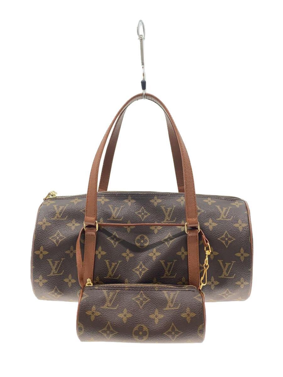 LOUIS VUITTON◆ボストンバッグ[仕入]/レザー/BRW/モノグラム/M51385_画像1