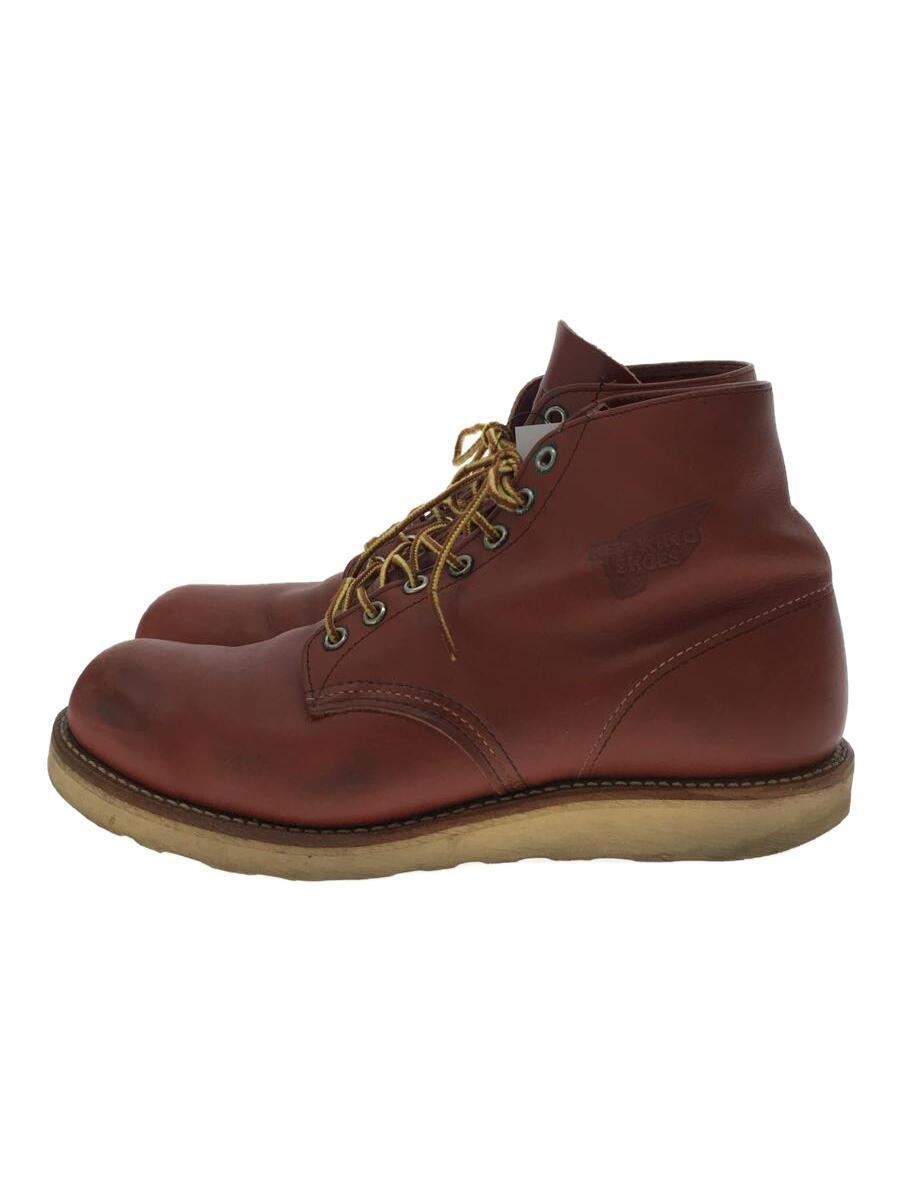 RED WING◆レースアップブーツ/US9/BRW/レザー/8166