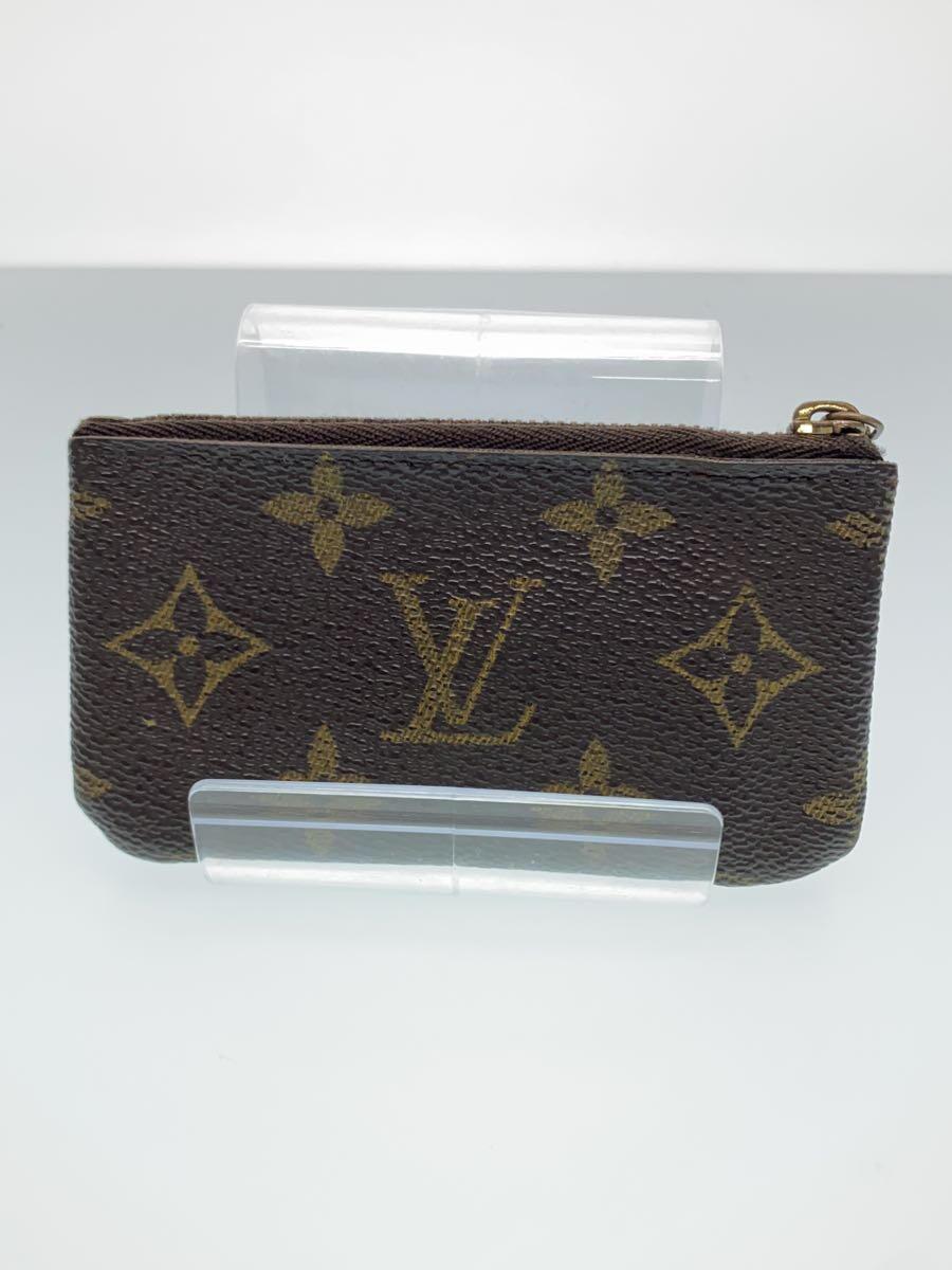 LOUIS VUITTON◆ポシェット・クレ_モノグラム・キャンバス_BRW/PVC/BRW/メンズ_画像2