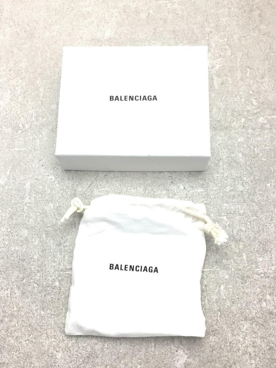 BALENCIAGA◆Logo Leather Party Bracelet/ブレスレット/レザー/BLK/メンズ/506196の画像4