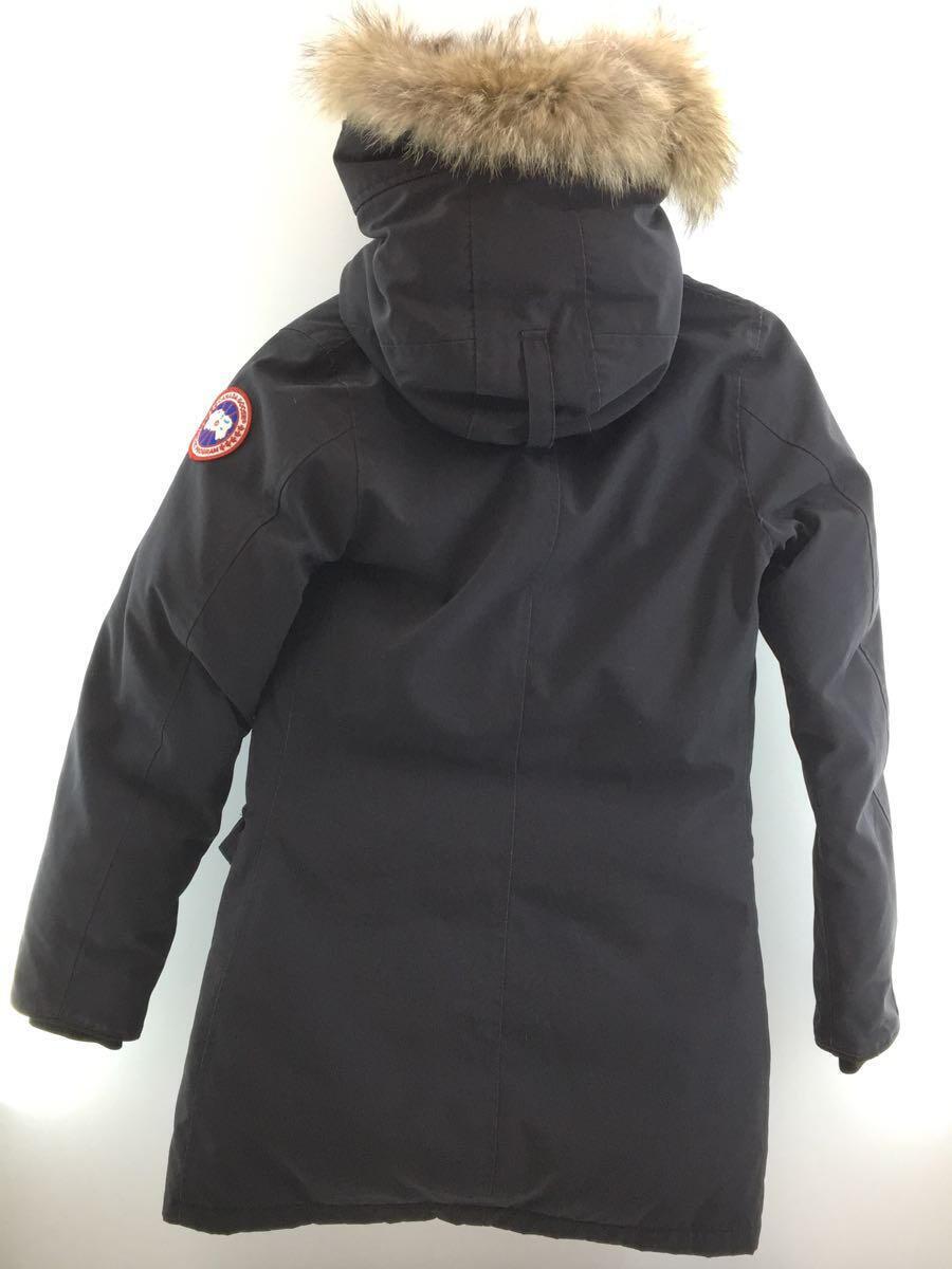 CANADA GOOSE◆ロングダウンジャケット/XS/ナイロン/BLK/無地/2603JL_画像2