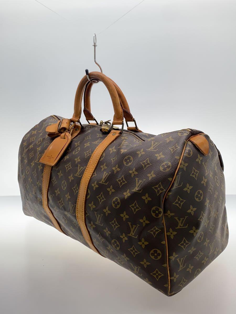 LOUIS VUITTON◆キーポル50_モノグラム・キャンバス_BRW/PVC/BRW/モノグラム_画像2