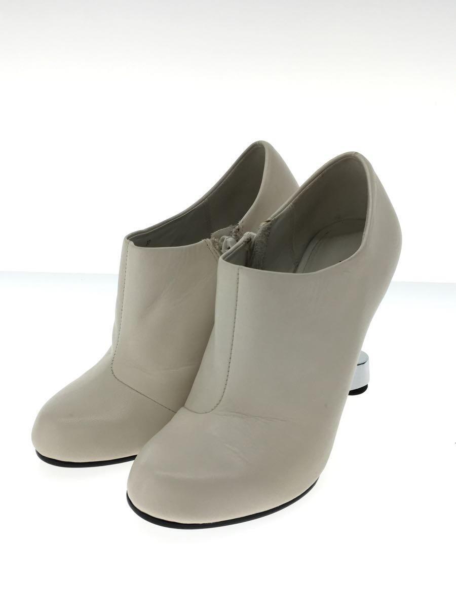 UNITED NUDE◆ショートブーツ/37/アイボリー/レザー/Eamz Ankle Bootie_画像2