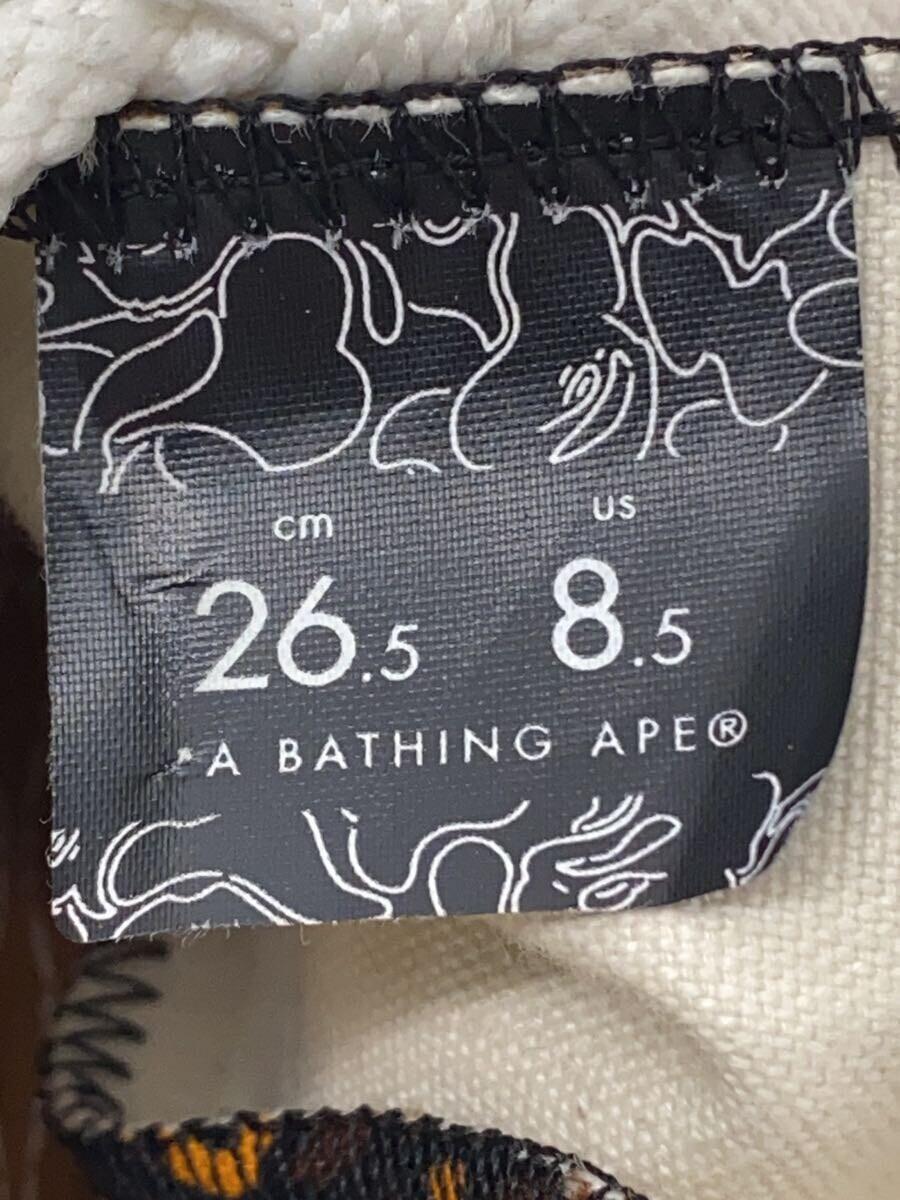 A BATHING APE◆ハイカットスニーカー/26.5cm_画像5