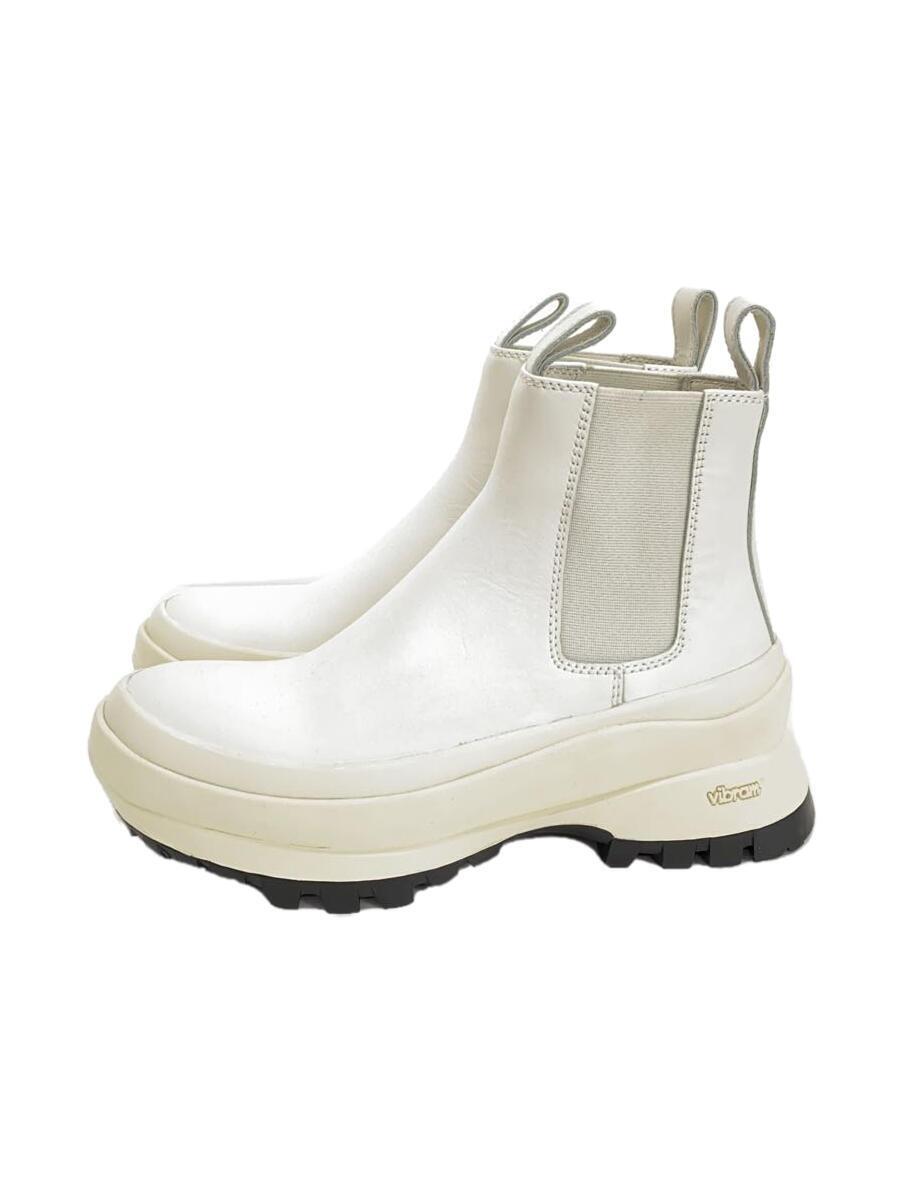 JIL SANDER◆ANKLE BOOTS アンクルブーツ 35/WHT_画像1