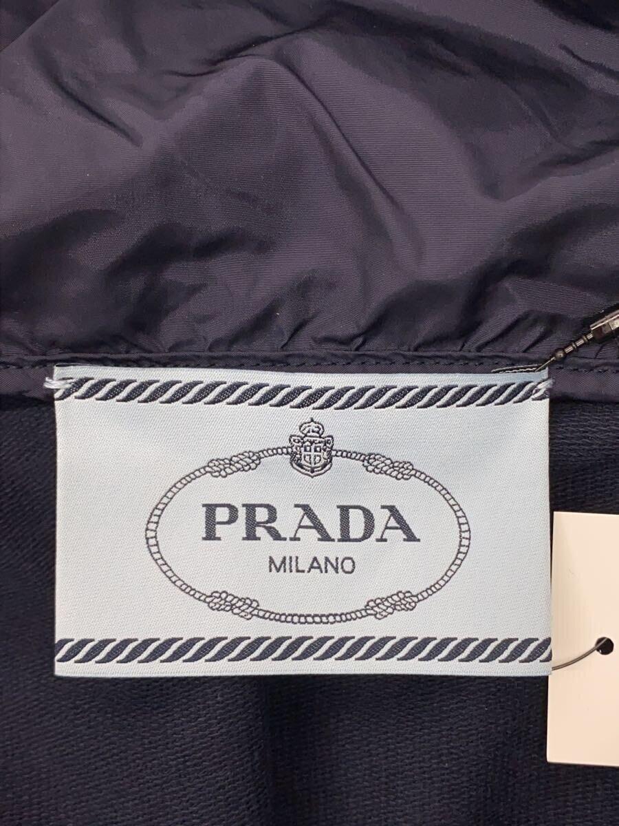 PRADA◆ジップパーカー/S/コットン/NVY/無地/138468_画像3