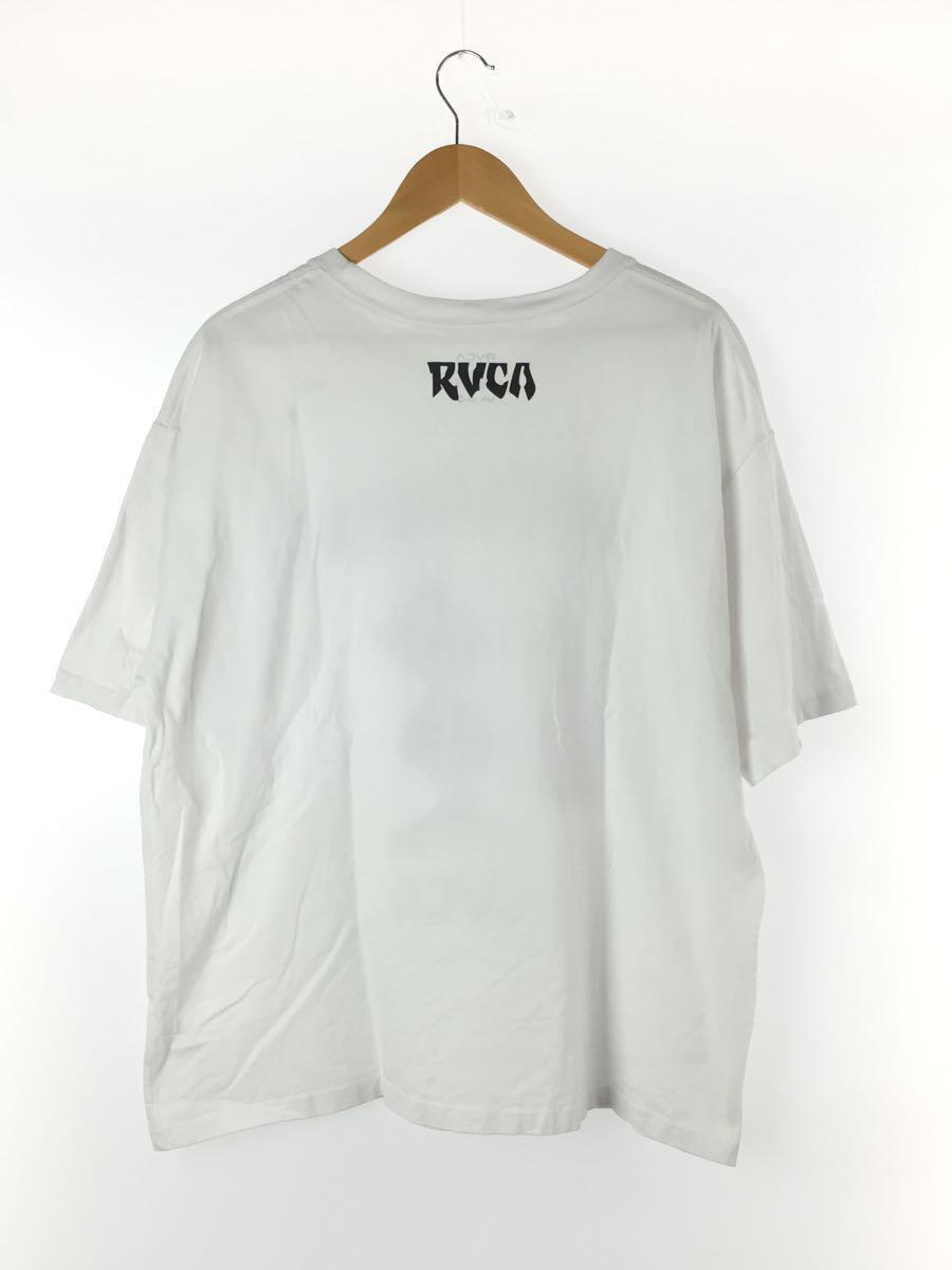 RVCA◆Tシャツ/XL/コットン/BLK_画像2