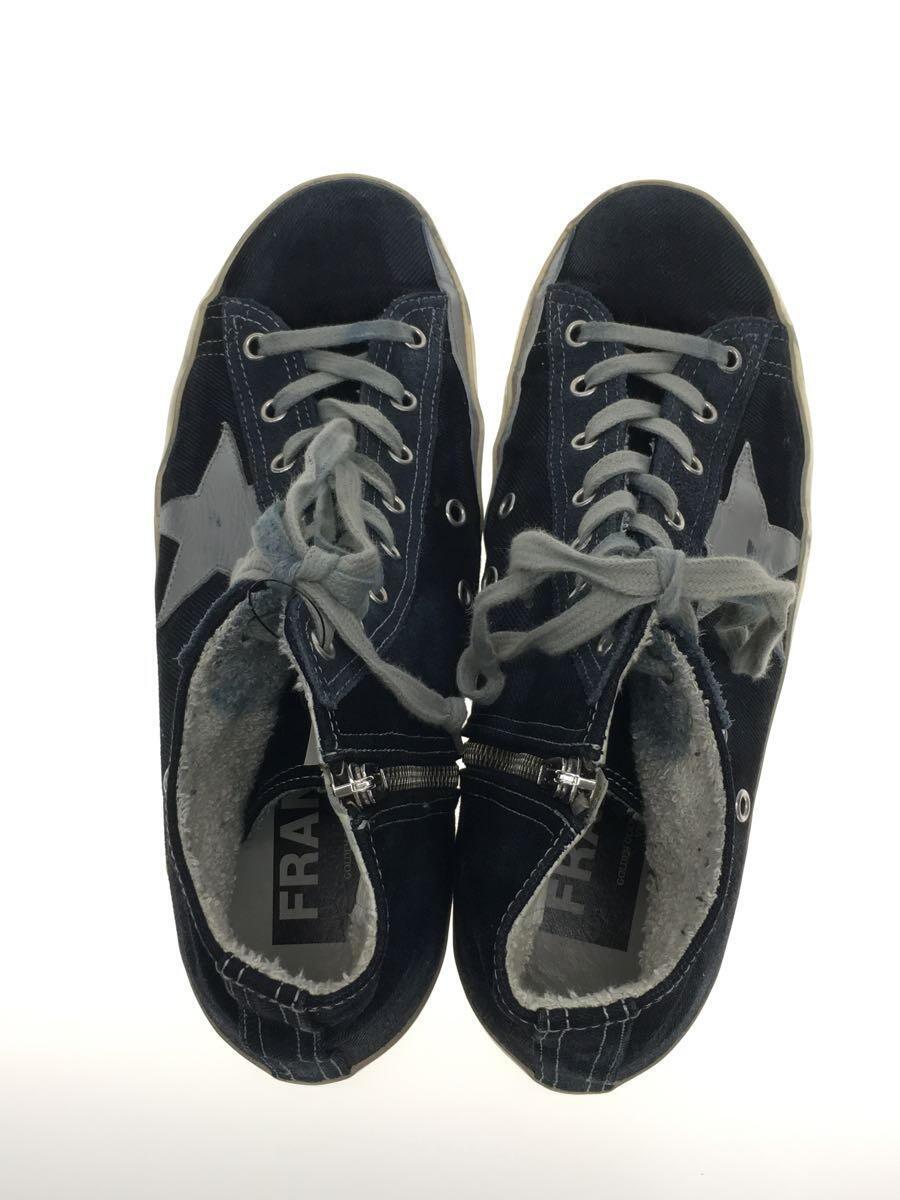 GOLDEN GOOSE◆ハイカットスニーカー/42/NVY/キャンバス_画像3