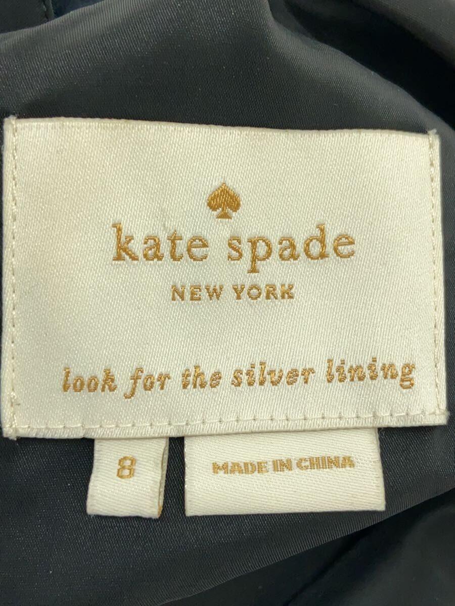 kate spade new york◆ノースリーブワンピース/8/コットン/NVY/無地_画像3