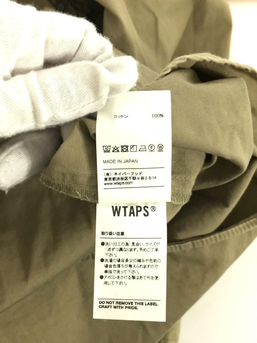 WTAPS◆長袖シャツ/1/コットン/BEG/無地/172TQDT-SHM03_画像5