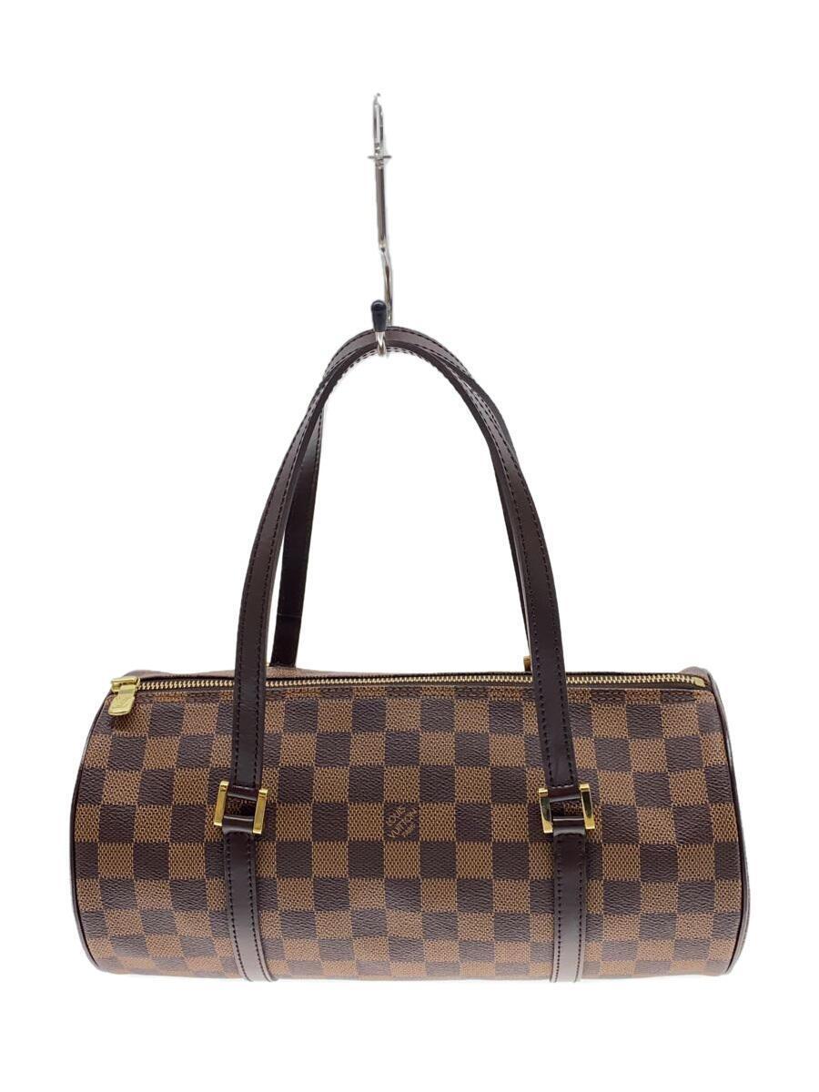 LOUIS VUITTON◆パピヨンGM/ボストンバッグ/-/ブラウン/チェック/M51303/ポーチ欠品_画像1