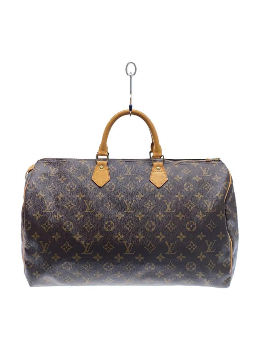 LOUIS VUITTON◆1)スピーディ40_モノグラム・キャンバス_BRW/PVC/BRW_画像1