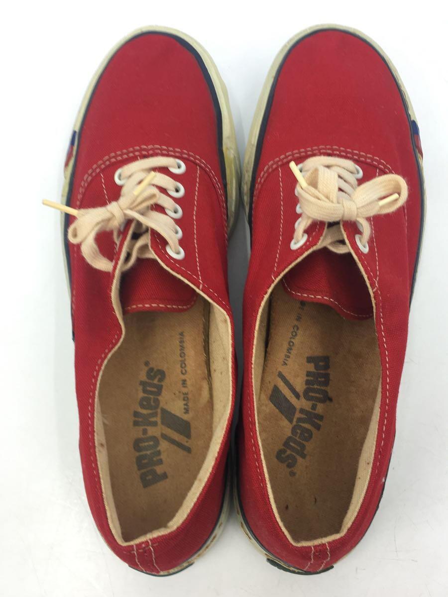 PRO-Keds◆推定90s/コロンビア製/ローカットスニーカー/RED/キャンバス_画像3