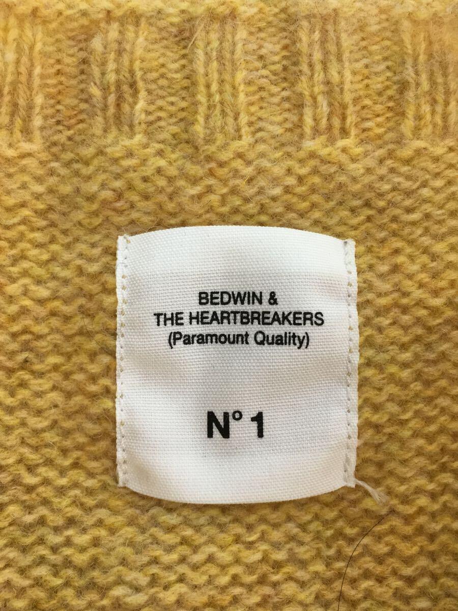 BEDWIN & THE HEARTBREAKERS◆セーター(厚手)/-/ウール/YLW/無地_画像3