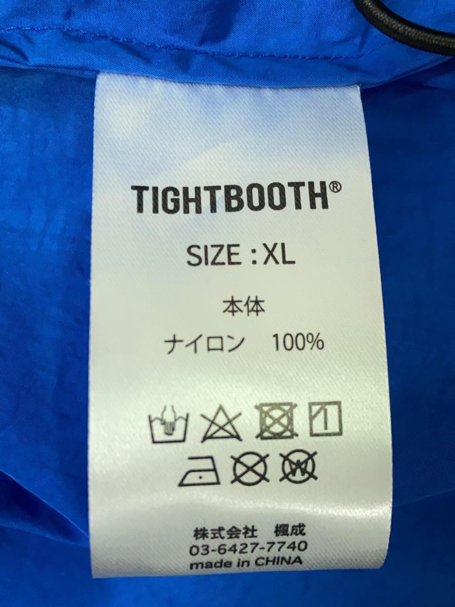 TIGHTBOOTH PRODUCTION◆HOODED BIG COAT/コート/SIZE:XL/ナイロン/ブルー/無地/FW22-JK12_画像4