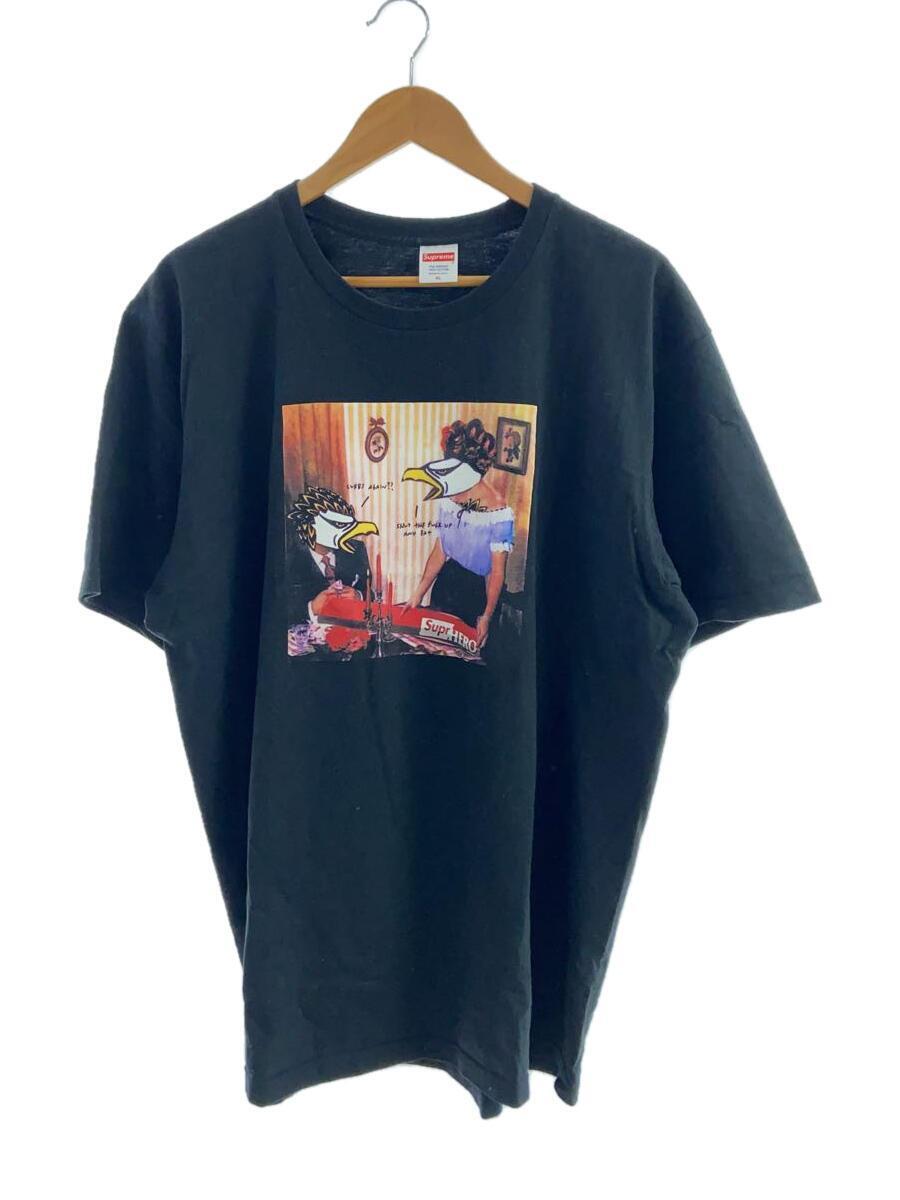 Supreme◆ANTIHERO Curbs Tee/Tシャツ/XL/コットン/BLK_画像1