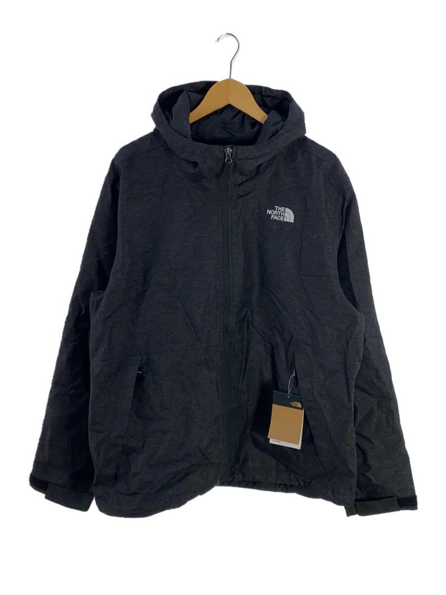 THE NORTH FACE◆マウンテンパーカ/XL/ナイロン/BLK/NF0A5IXAKS7/Printed Novelty Millerton