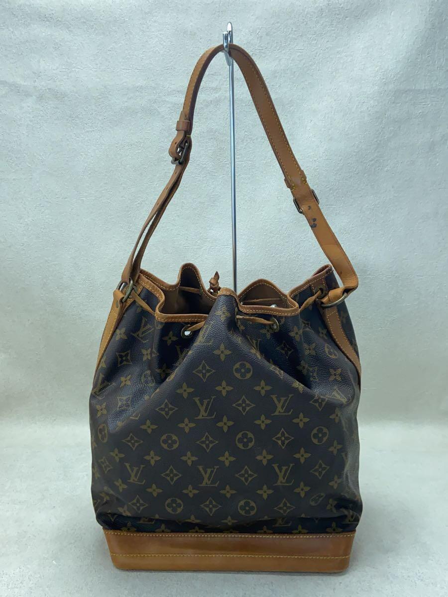 LOUIS VUITTON◆プチ・ノエ_モノグラム・キャンバス_BRW/PVC/BRW_画像3