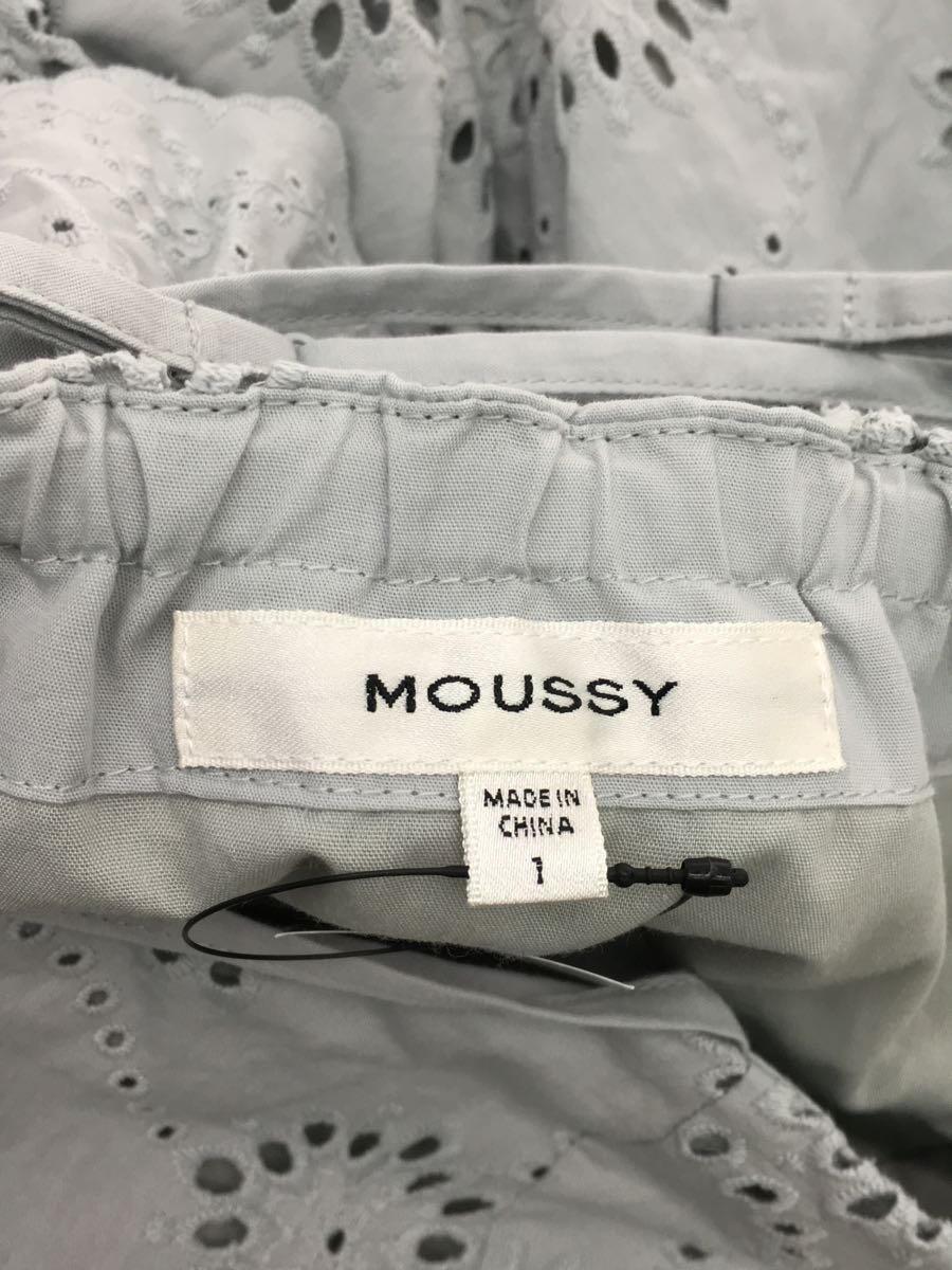 MOUSSY◆キャミワンピース/1/コットン/BLU_画像3