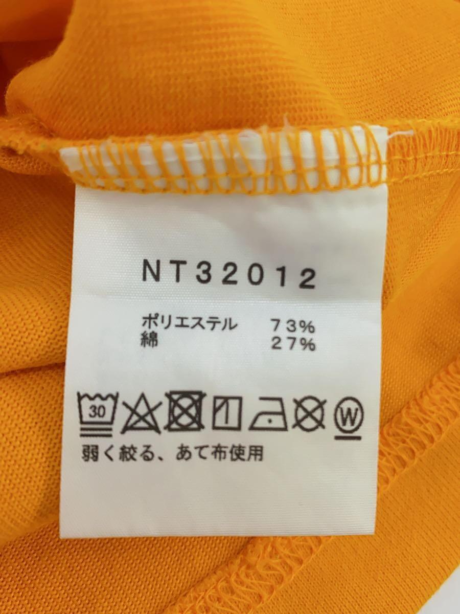 THE NORTH FACE◆Tシャツ_NT32012/S/ポリエステル/ORN_画像4