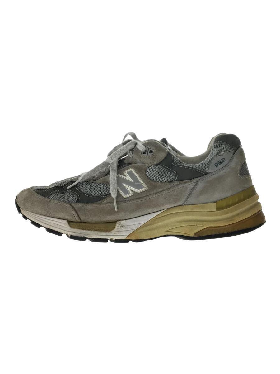 NEW BALANCE◆M992//グレー/28.5cm/グレー/スウェード