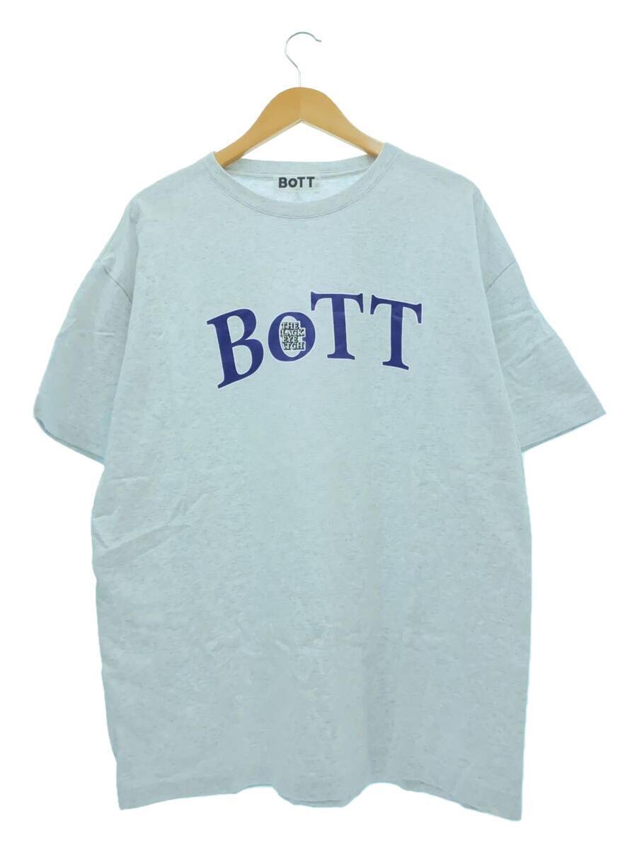 BoTT◆OG LABEL/Tシャツ/XL/コットン/グレー/プリント/フロントロゴ/コラボ/ASH