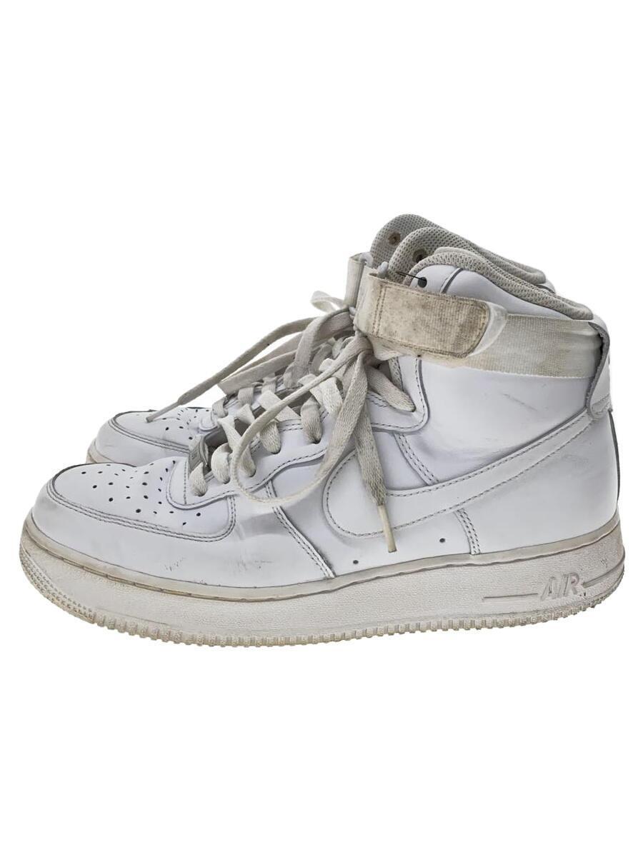 NIKE◆NIKE/AIR FORCE 1 HIGH 07_エア フォース 1 ハイ 07/27cm/WHT