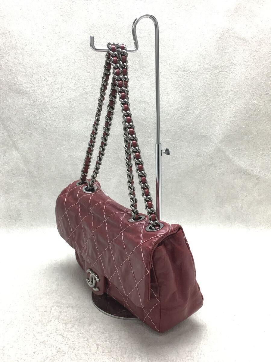 CHANEL◆ショルダーバッグ/レザー/BRD/ワイルドステッチ/チェーンショルダー/13586626_画像2