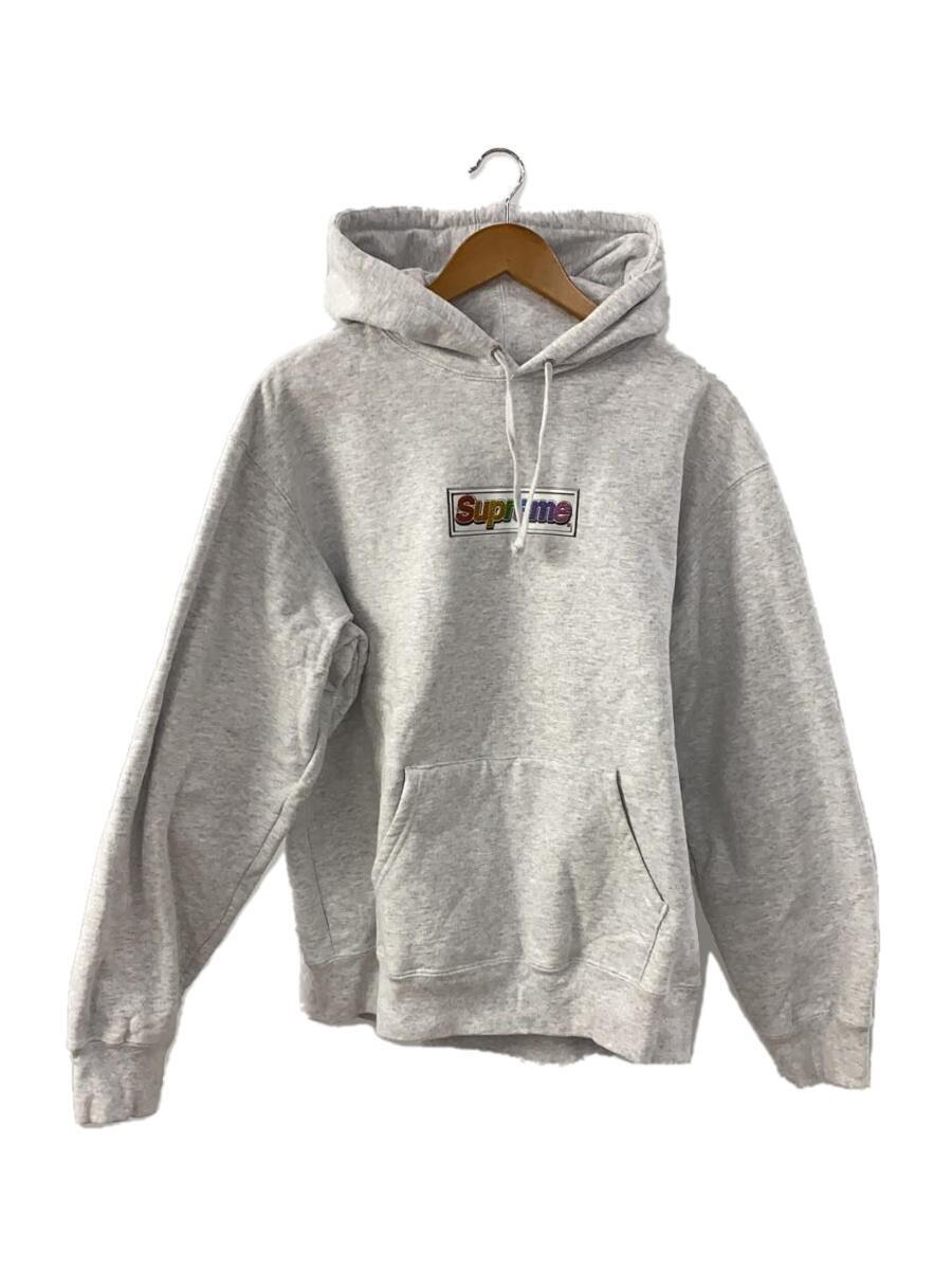 驚きの安さ Supreme◆Bling Box Logo Hooded Sweatshirt/M/コットン/GRY/無地 Mサイズ