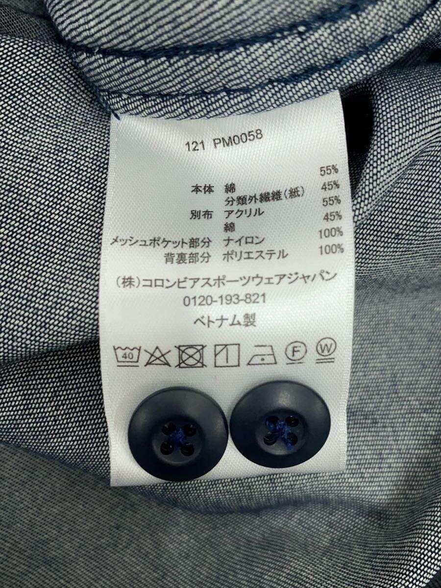 Columbia◆長袖シャツ/XL/コットン/NVY/無地/121PM0058_画像5