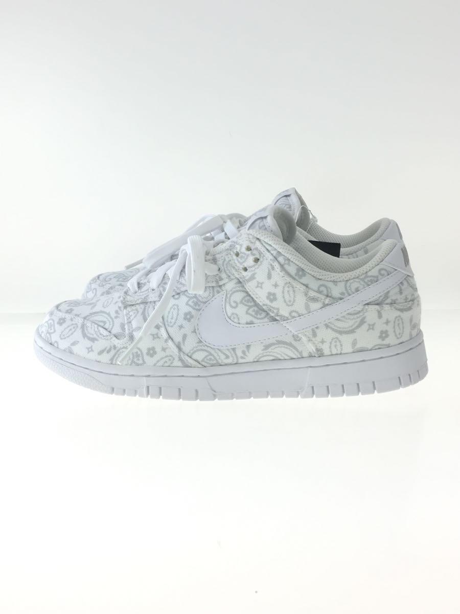 NIKE◆DUNK LOW ESS_ダンク ロー ESS/25cm/WHT/コットン