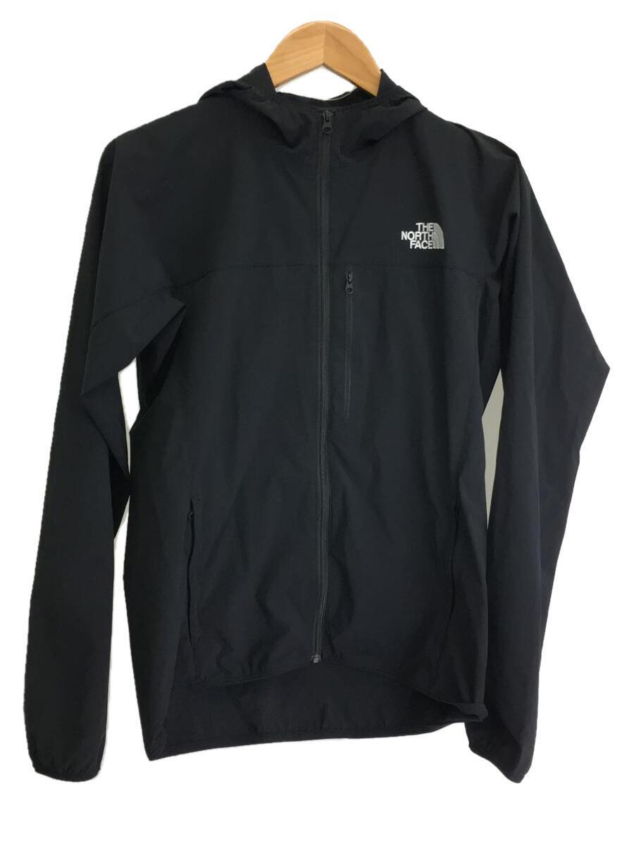 THE NORTH FACE◆MOUNTAIN SOFTSHELL HOODIE_マウンテンソフトシェルフーディ/M/ナイロン/BLK/無地_画像1