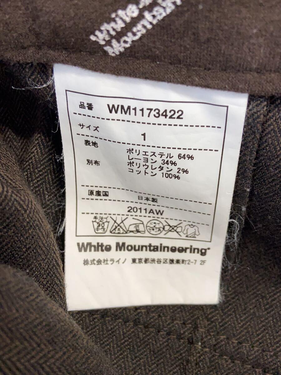 WHITE MOUNTAINEERING◆ボトム/1/ポリエステル/BRW/WM1173422/2011AW_画像6