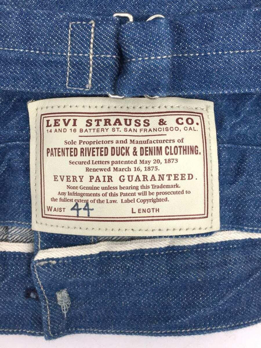 Levi’s Vintage Clothing◆プリーツブラウス/Gジャン/XL/コットン/IDG/無地/A4395-0000/1987_画像3