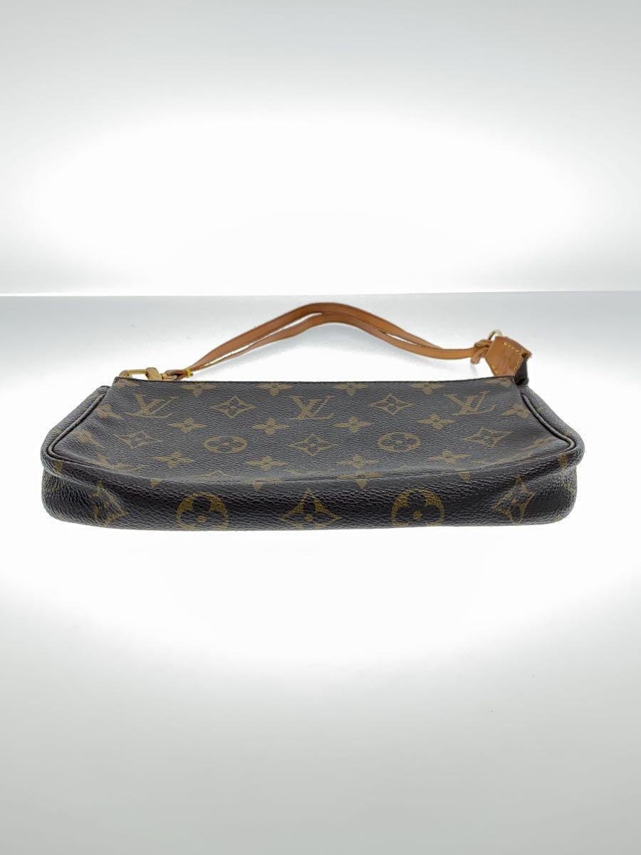 LOUIS VUITTON◆1)ポシェット・アクセソワール_モノグラム・キャンバス_BRW/PVC/BRW/M51980_画像4