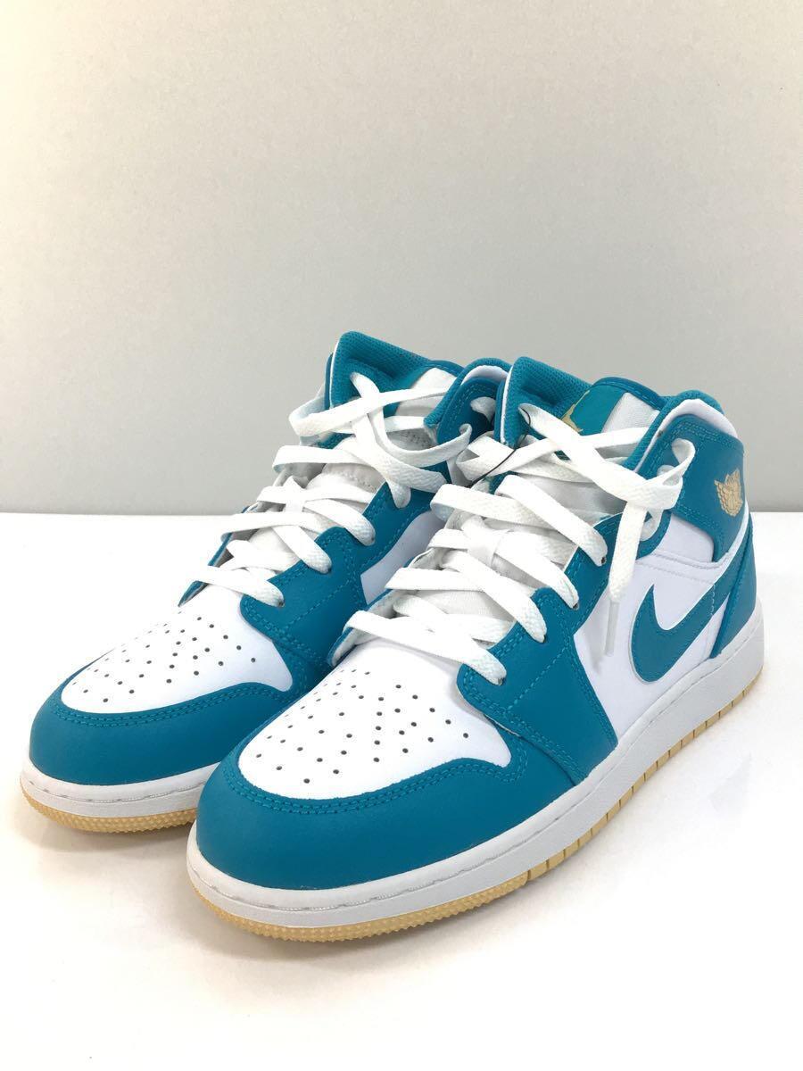 NIKE◆AIR JORDAN 1 MID GS/ハイカットスニーカー/25cm/BLU/DQ8423-400_画像2