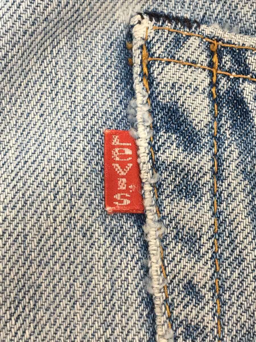 Levi’s◆505/66前期/刻印5/スモールe/耳なし/ボタン裏5/ストレートパンツ/30/デニム/BLU_画像4