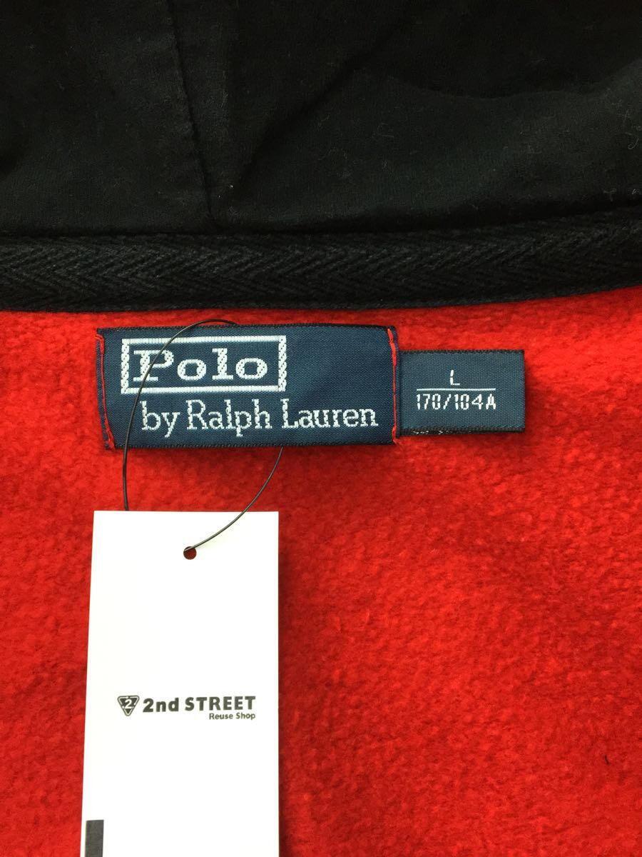 POLO RALPH LAUREN◆ジップパーカー/L/コットン/RED/34413_画像3