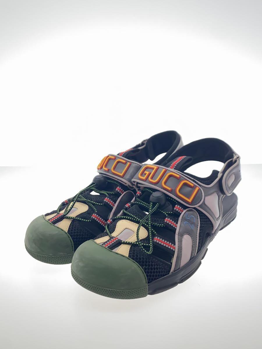 GUCCI◆ハイブリッドスニーカーサンダル/6/カーキ/563484_画像2