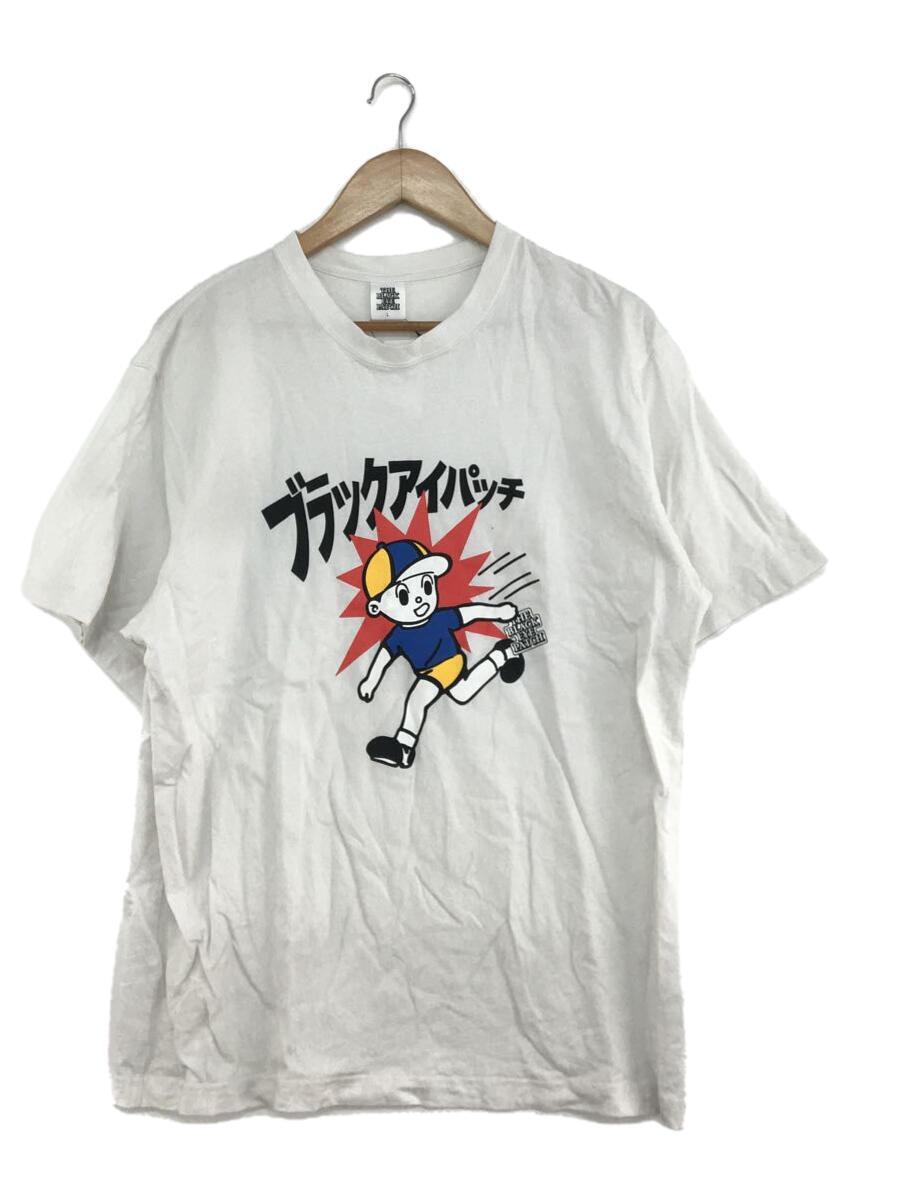 Blackeyepatch◆Tシャツ/L/コットン/WHT_画像1