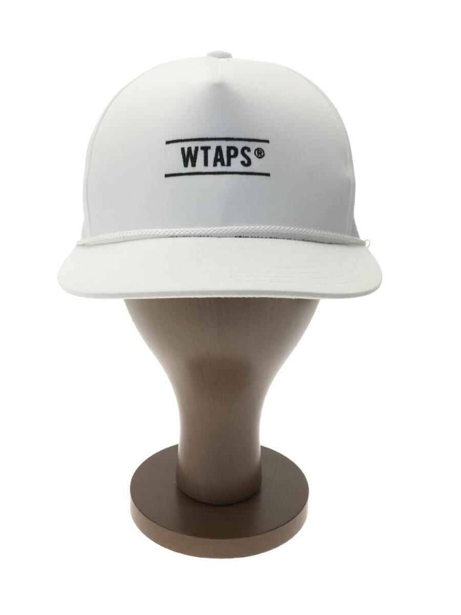 WTAPS◆ツイルトラッカーキャップ/-/ポリエステル/WHT/メンズ/231HCDT-HT10_画像1