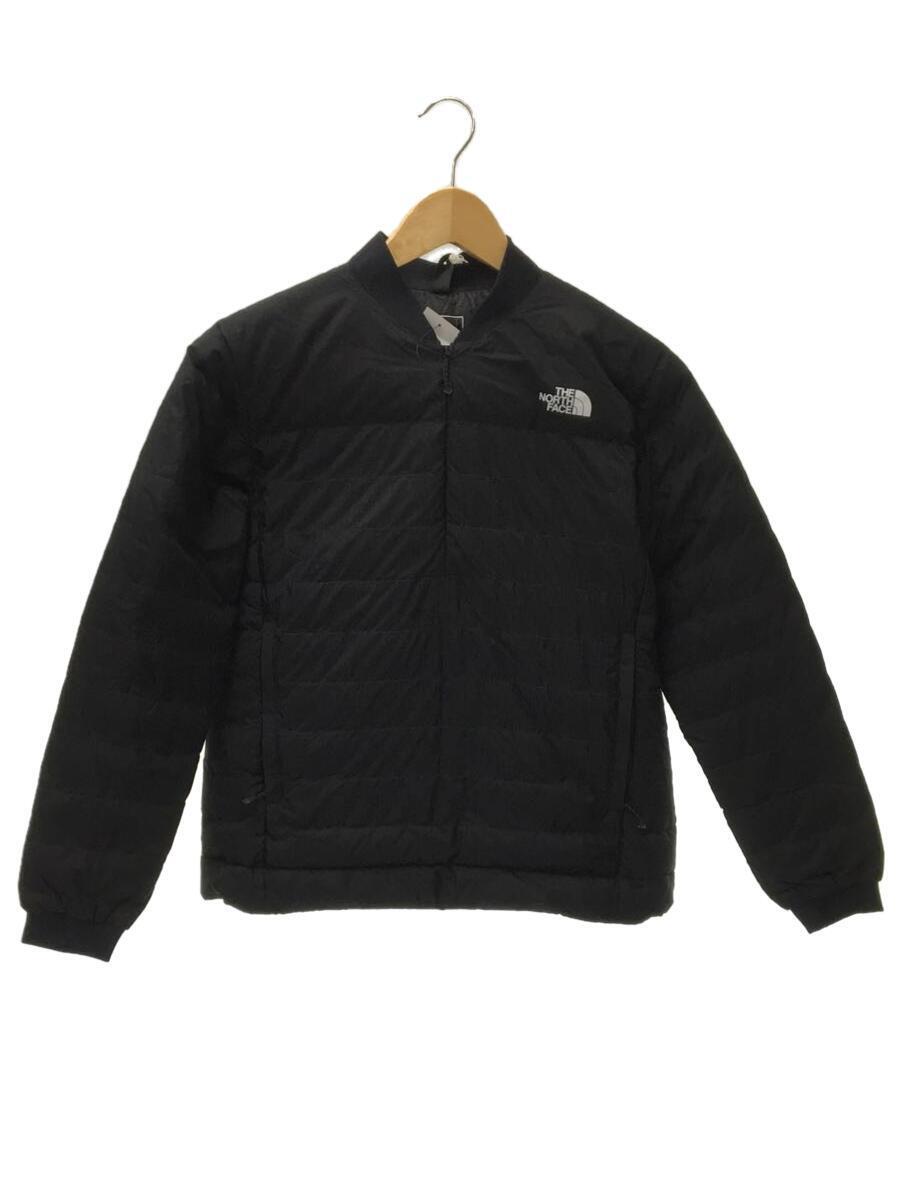 THE NORTH FACE◆50/50 DOWN PULL_50/50 ダウンプル/S/ナイロン/BLK/無地