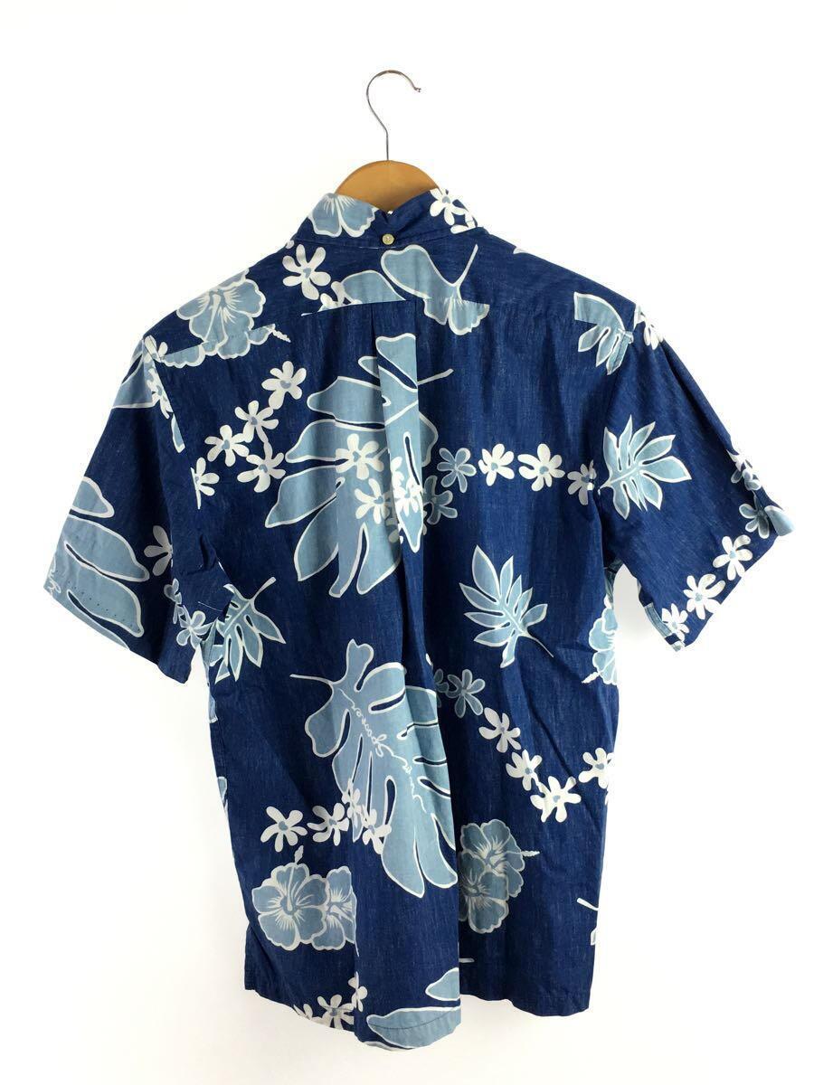 Reyn Spooner* polo-shirt /S/ cotton / blue / floral print 