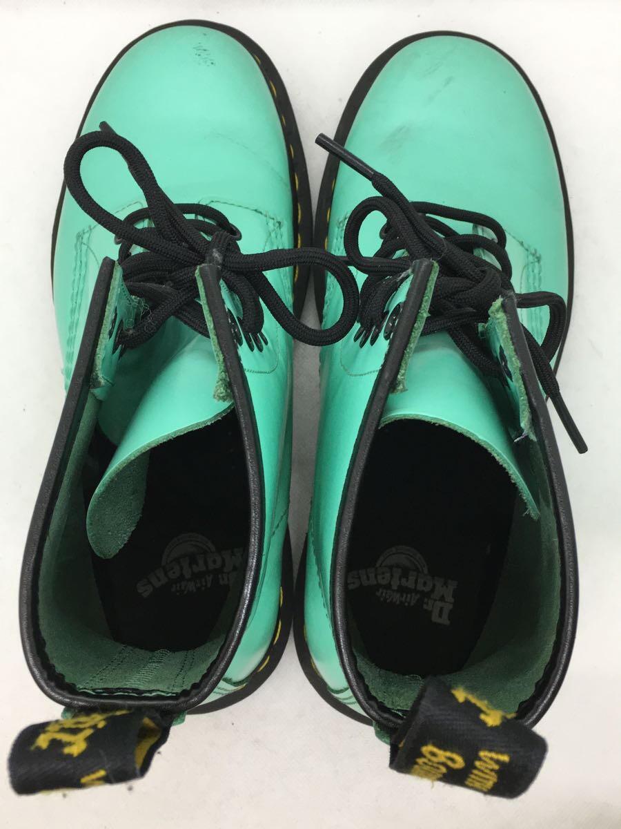 Dr.Martens◆レースアップブーツ/UK6/GRN/レザー/8ホール/ミントグリーン_画像3