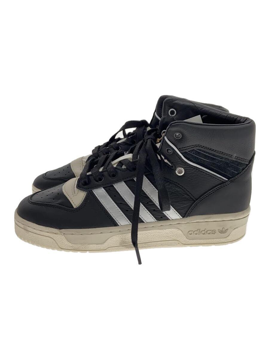 adidas◆RIVALRY HI CONSORTIUM/ハイカットスニーカー/27.5cm/ブラック/ID7388