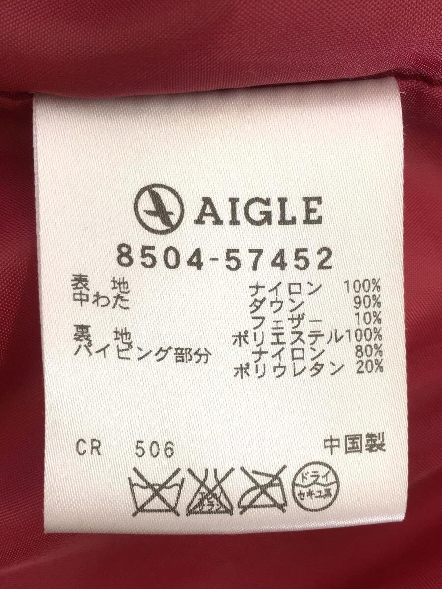 AIGLE◆ダウンジャケット/L/ナイロン/NVY/8504-57452_画像4