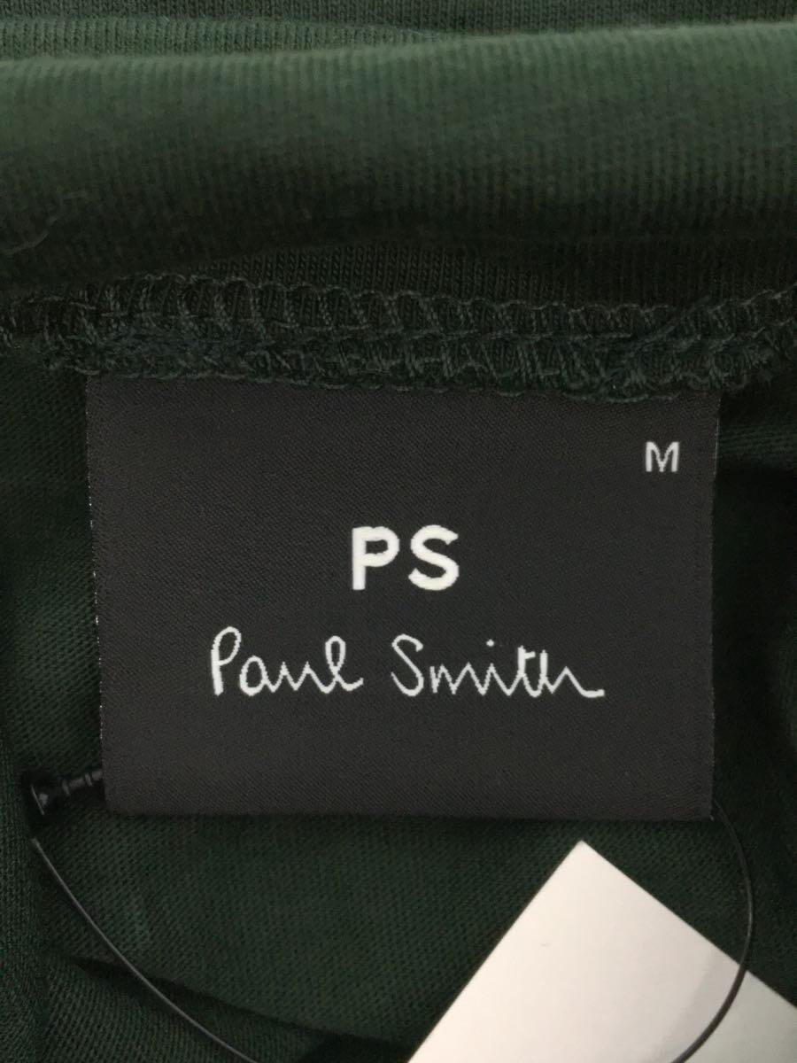 PS Paul Smith◆タートルネック長袖Tシャツ/M/コットン/グリーン/無地/MK.202503_画像3